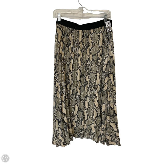 Skirt Maxi By H&m In Snakeskin Print, Size: Xl