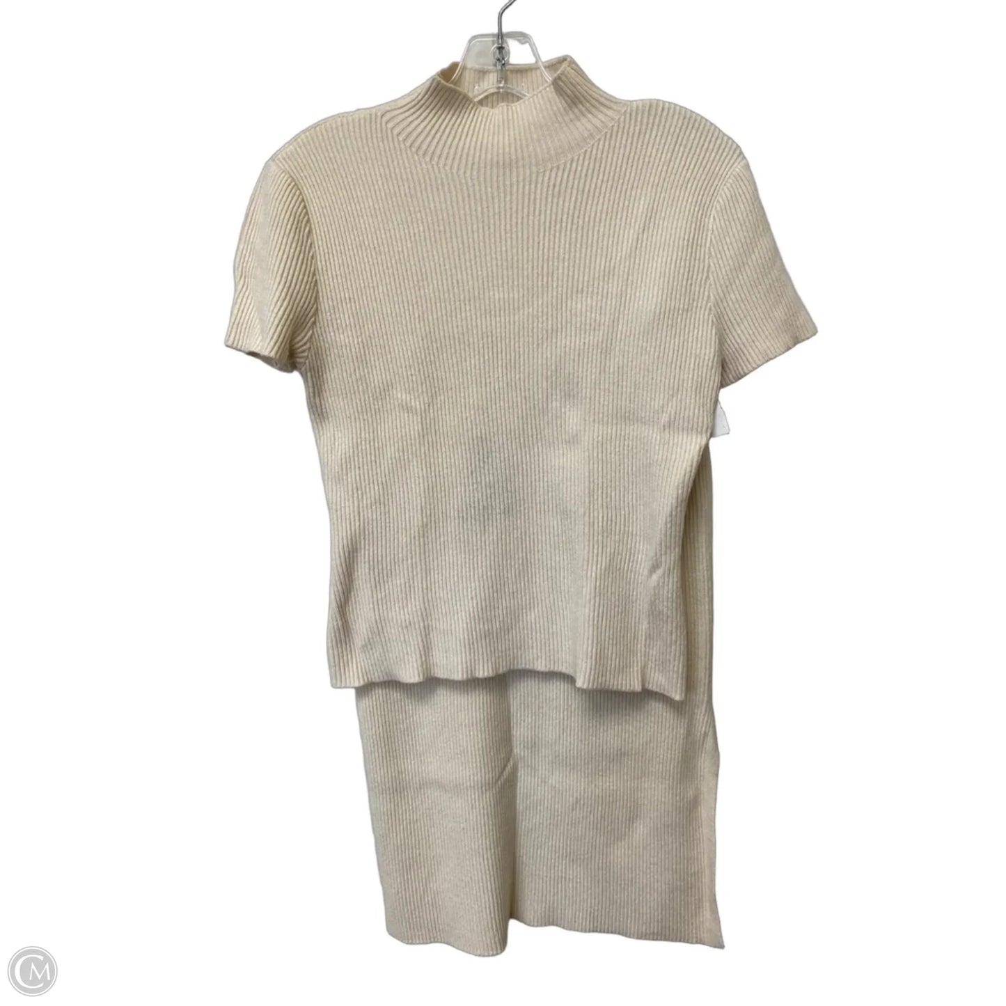 Skirt Set 2pc By Cyrus In Cream, Size: S