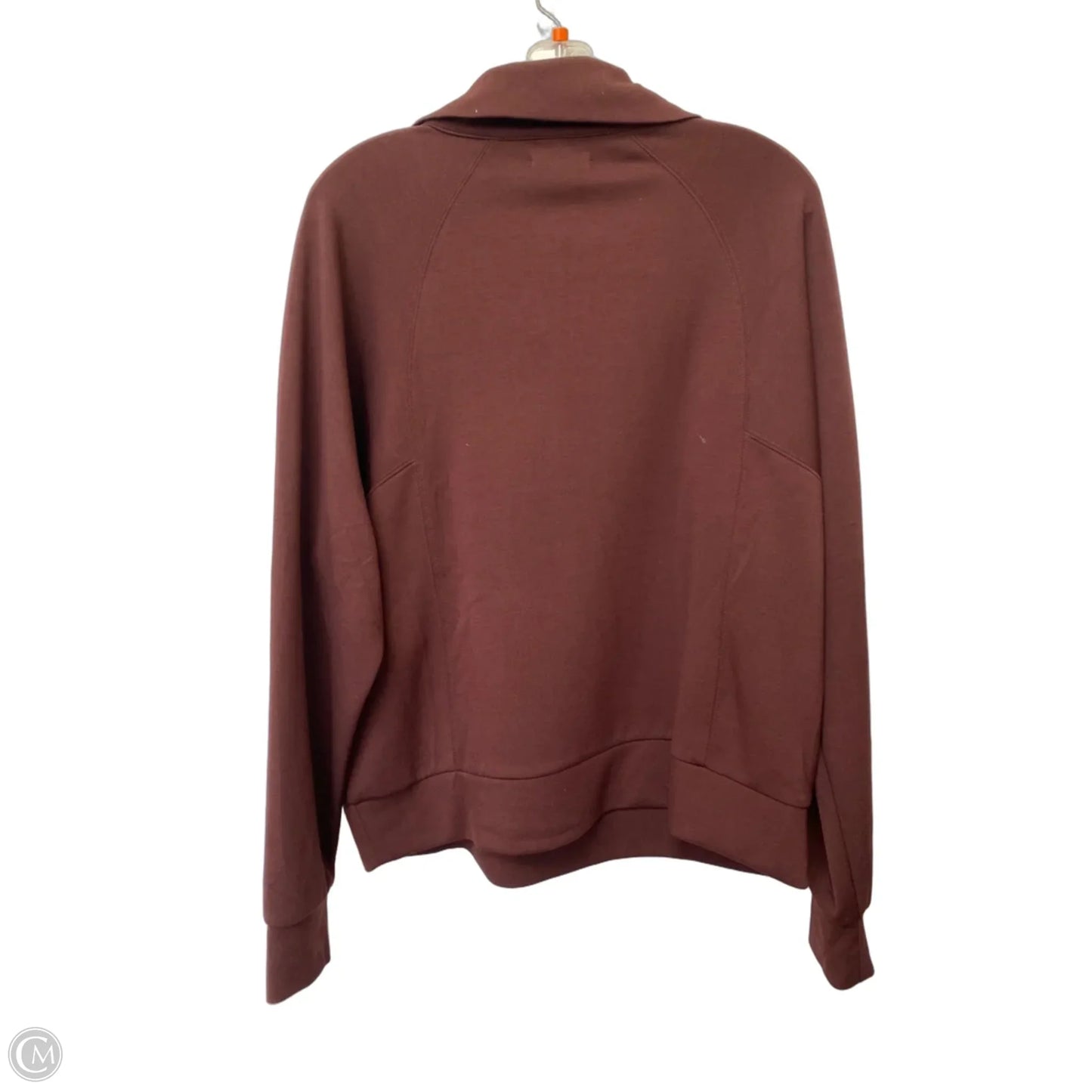 Athletic Jacket By Maurices In Maroon, Size: L