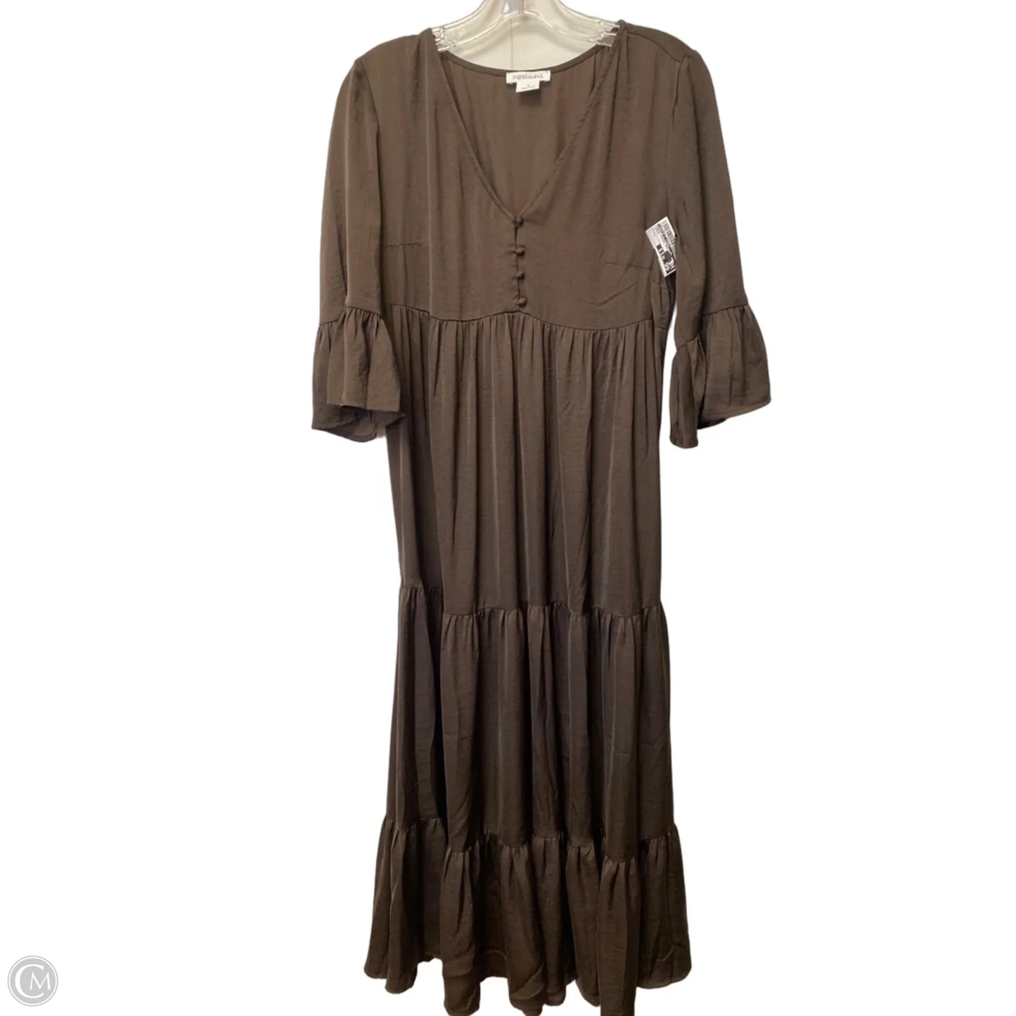 Dress Casual Maxi By Ingrid & Isabel In Brown, Size: S