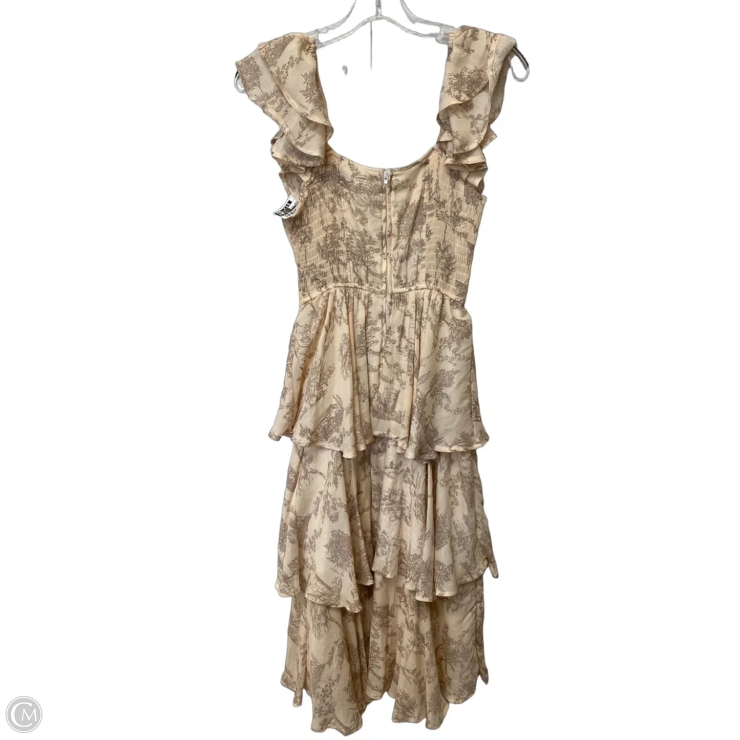 Dress Casual Maxi By Francesca’s In Cream, Size: S