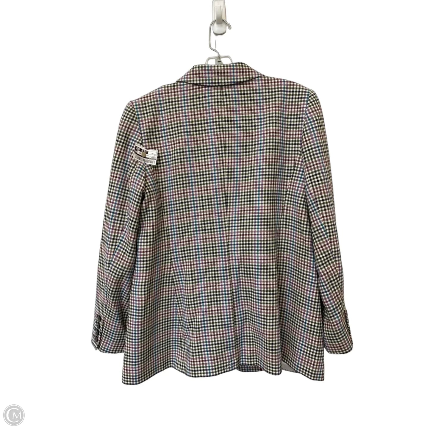 Blazer By Talbots In Plaid Pattern, Size: 10