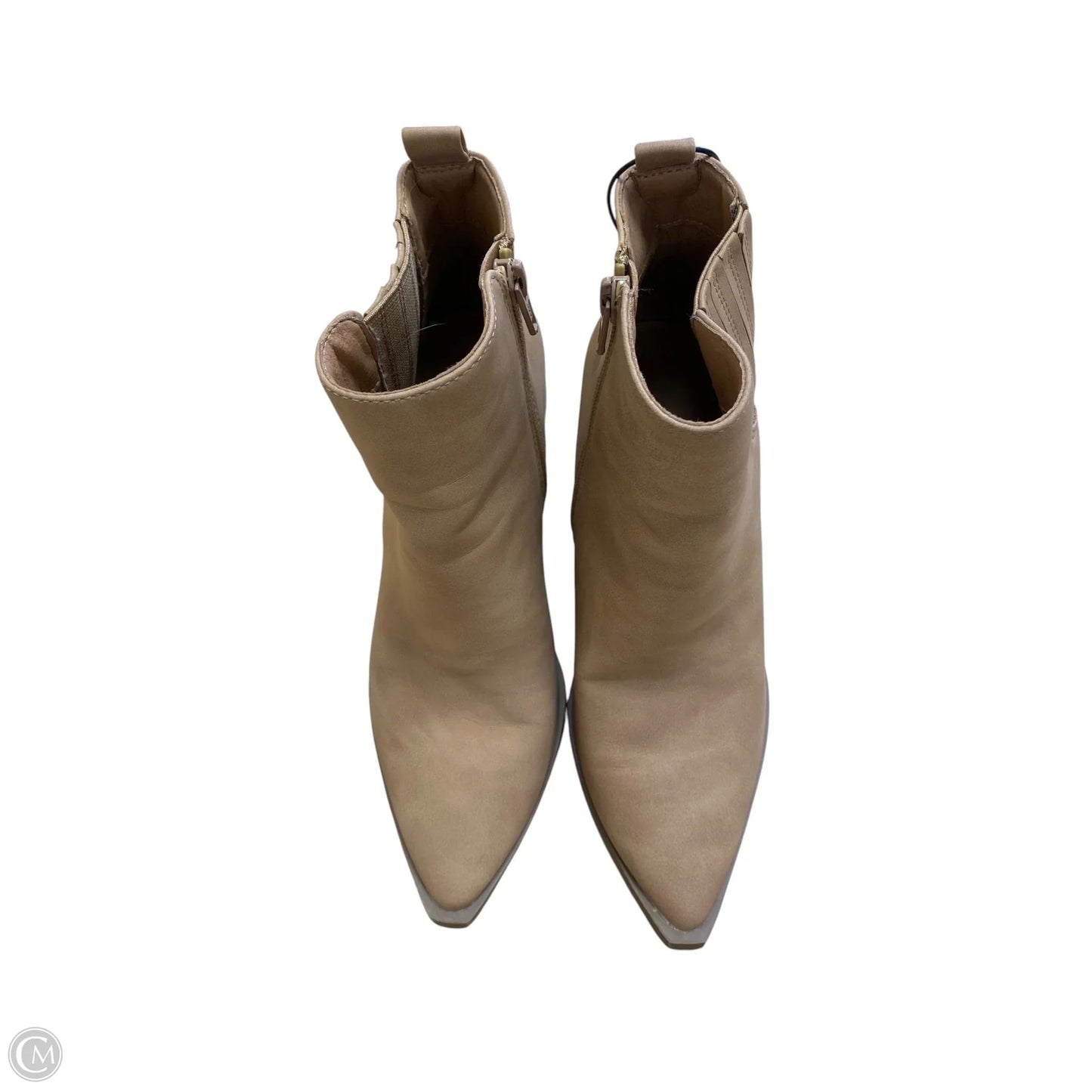 Boots Ankle Heels By Universal Thread In Tan, Size: 7