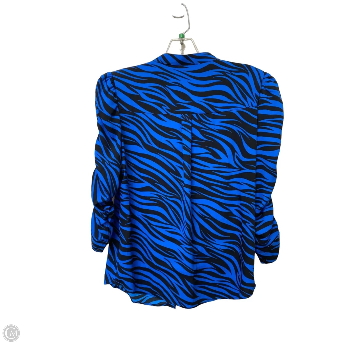 Top Long Sleeve By White House Black Market In Animal Print, Size: Xs