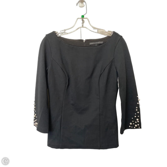Top Long Sleeve By White House Black Market In Black, Size: 2