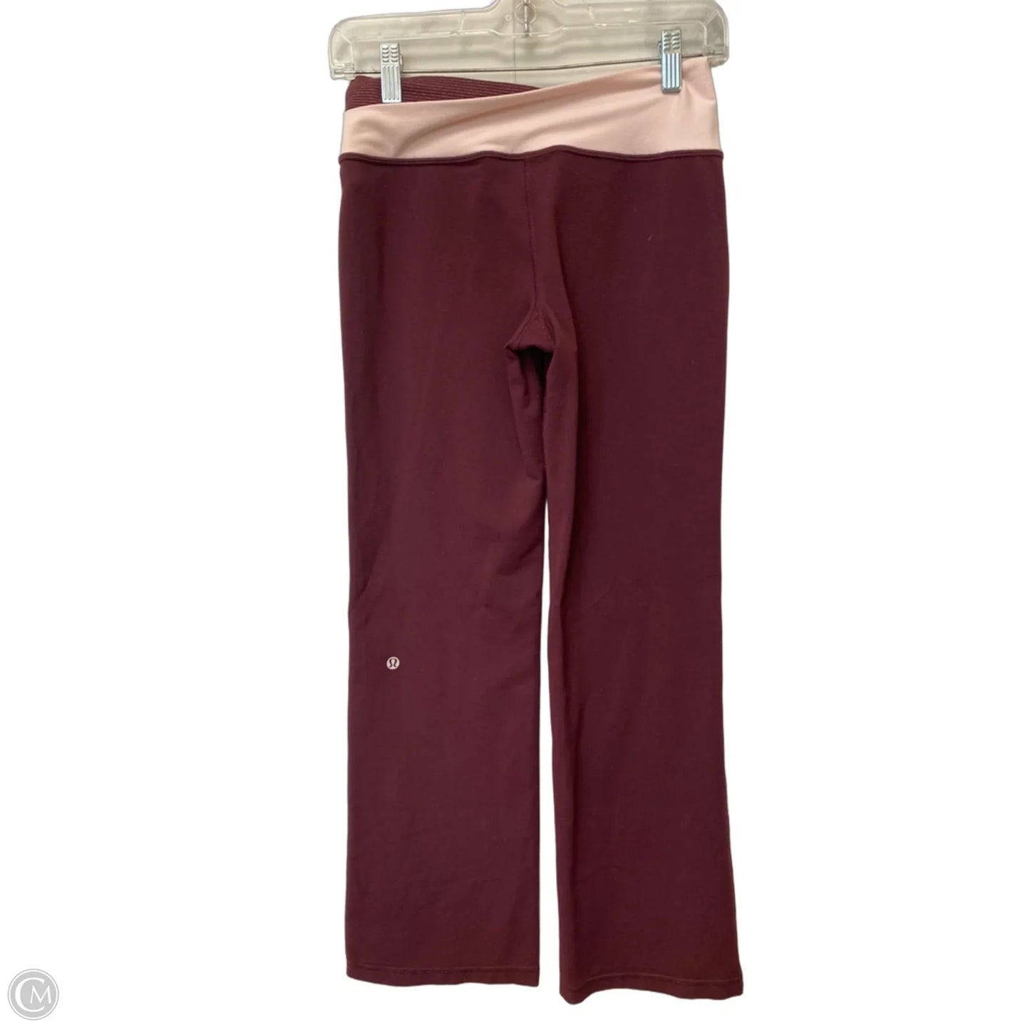 Athletic Leggings By Lululemon In Maroon, Size: 6