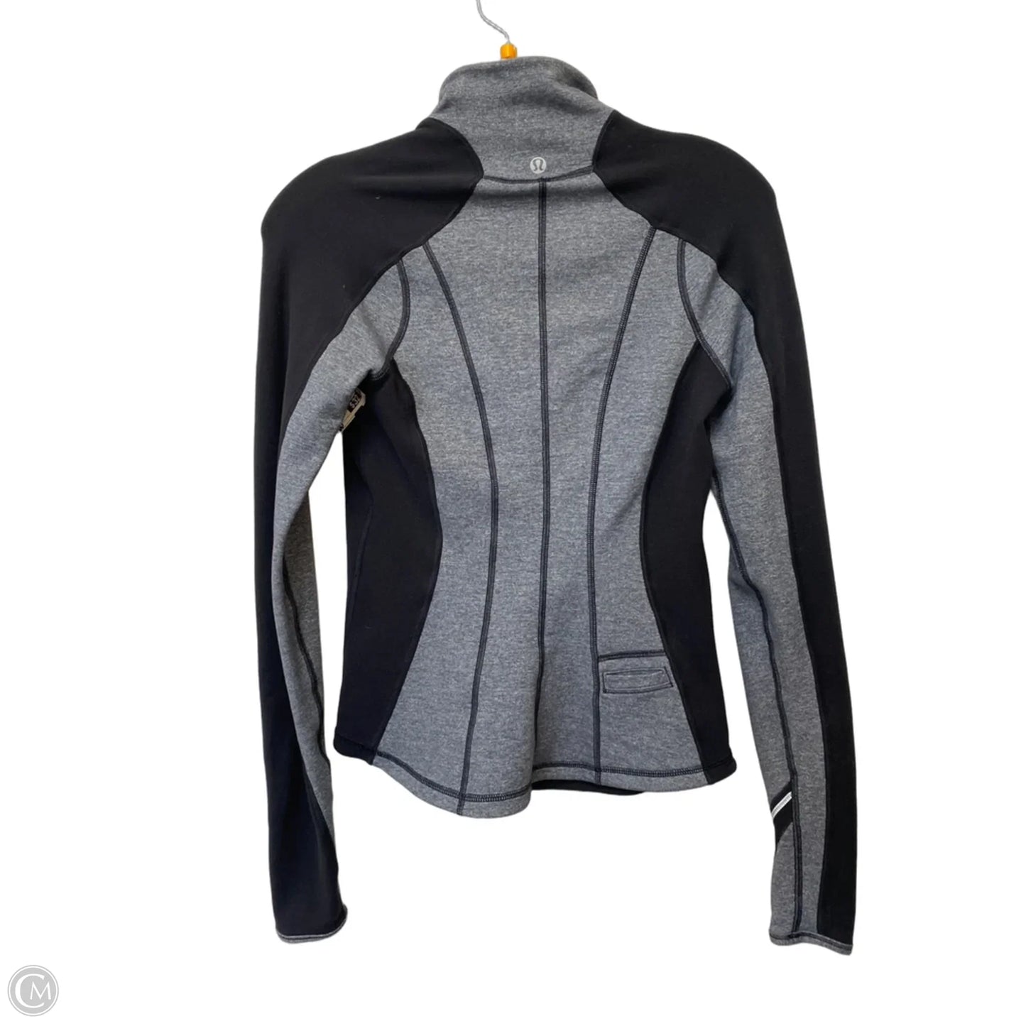 Athletic Jacket By Lululemon In Grey, Size: S