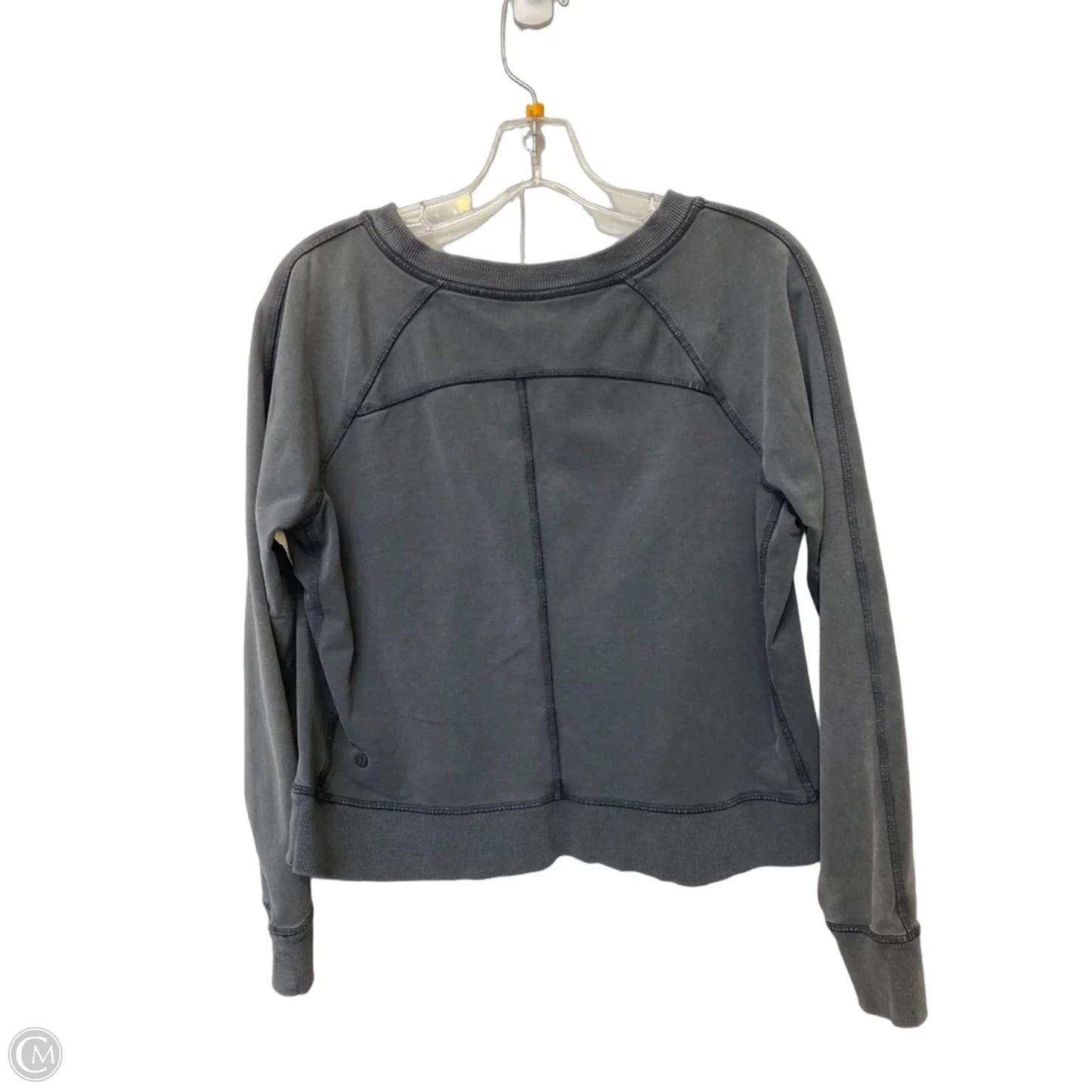 Sweatshirt Crewneck By Lululemon In Grey, Size: S