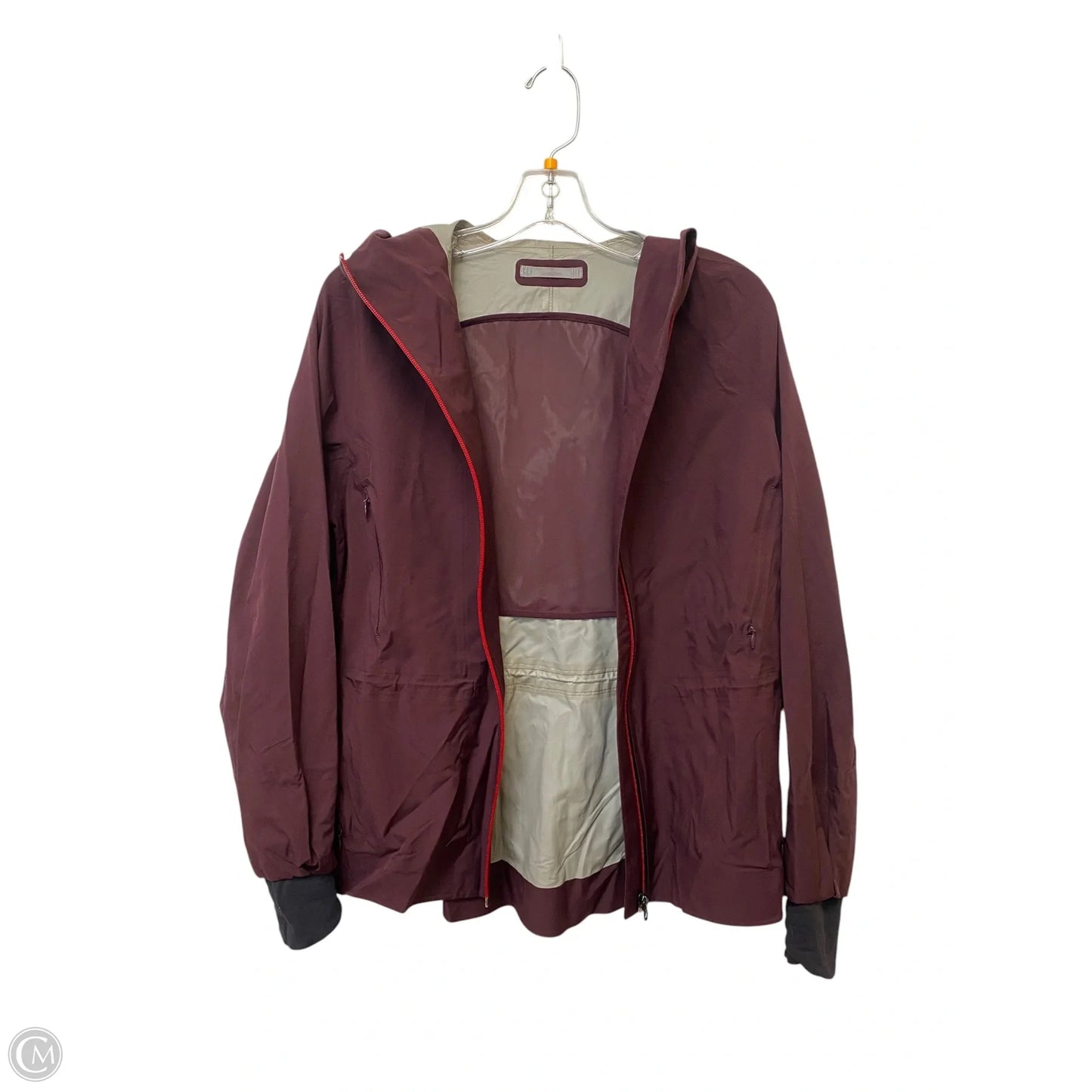 Jacket Windbreaker By Lululemon In Maroon, Size: 6