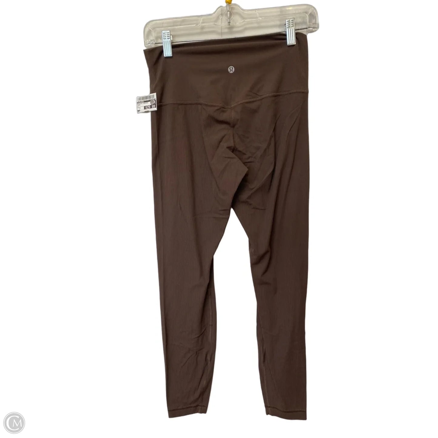 Athletic Leggings By Lululemon In Brown, Size: 8