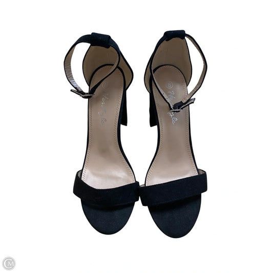 Boots Ankle Heels By Mia In Black, Size: 8