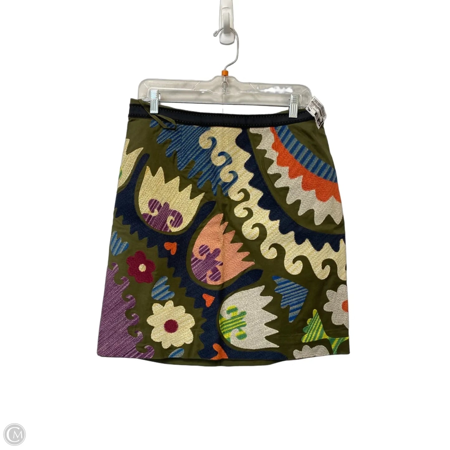Skirt Midi By Anthropologie In Green, Size: 4