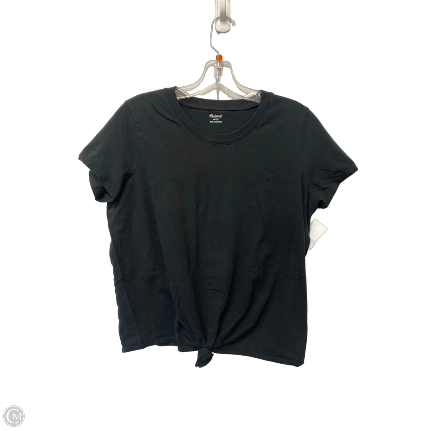 Top Short Sleeve Basic By Madewell In Black, Size: M