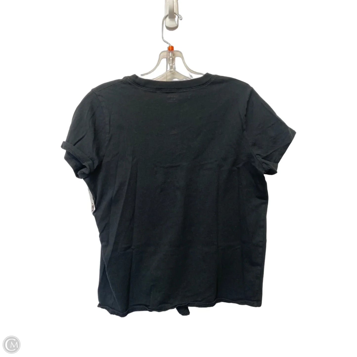 Top Short Sleeve Basic By Madewell In Black, Size: M