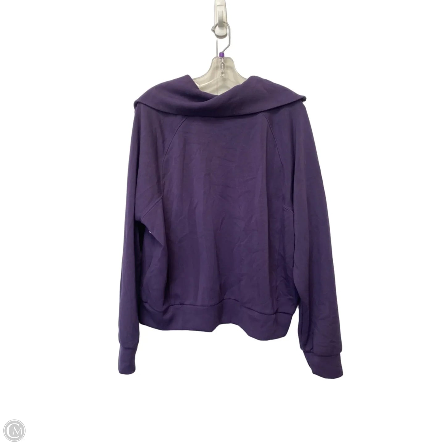 Sweatshirt Collar By Spanx In Purple, Size: 1x