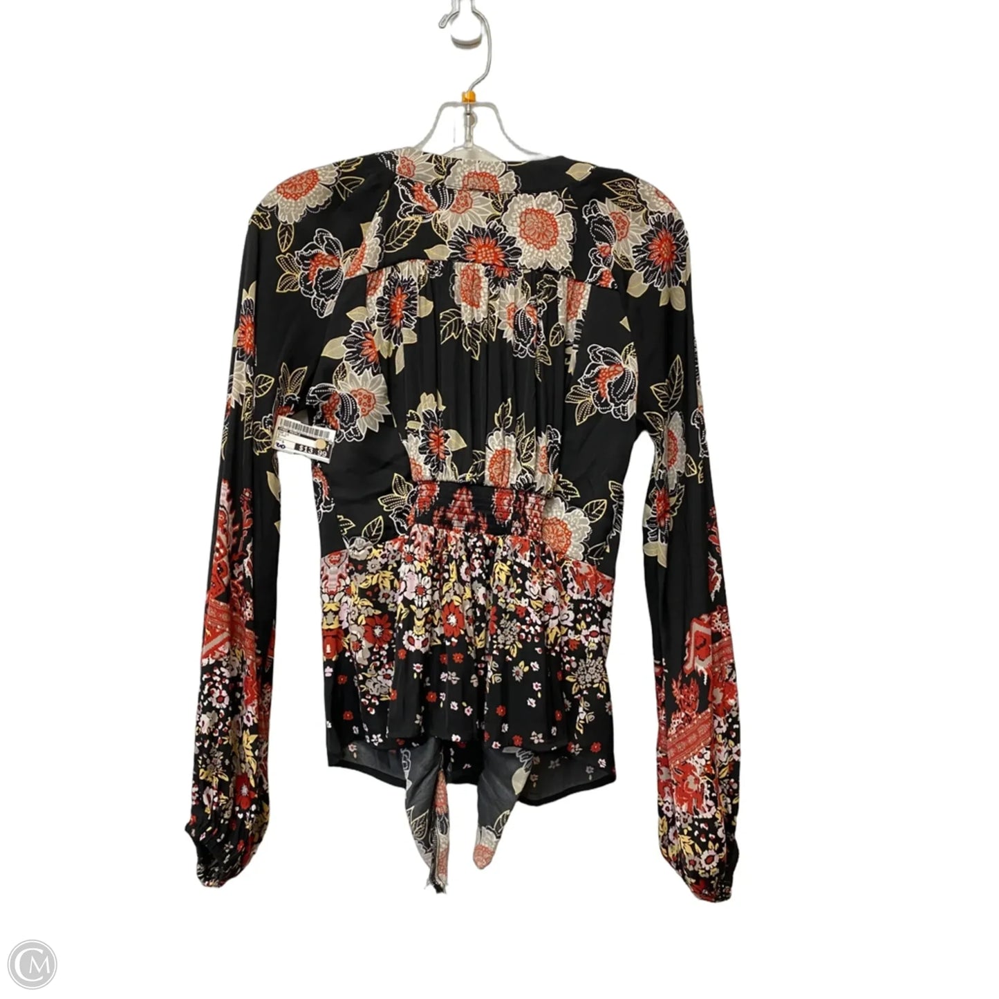 Top Long Sleeve By Free People In Black, Size: S