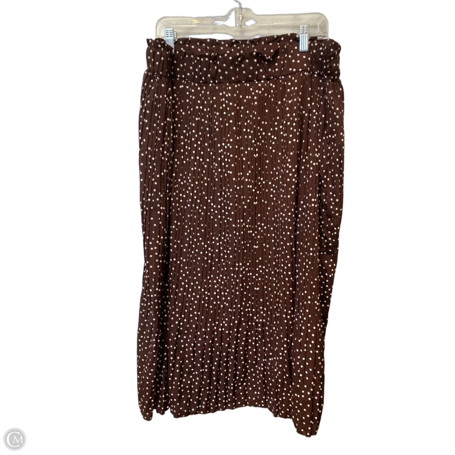 Skirt Maxi By Clothes Mentor In Polkadot Pattern, Size: 2x