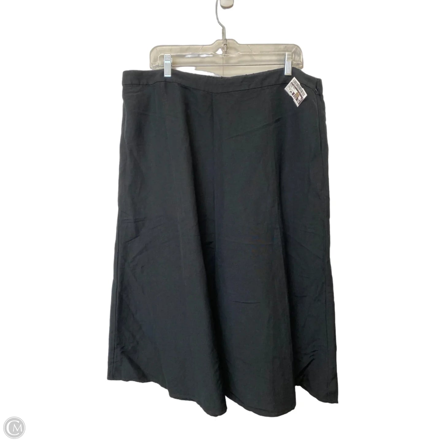 Skirt Maxi By J. Jill In Black, Size: Xl