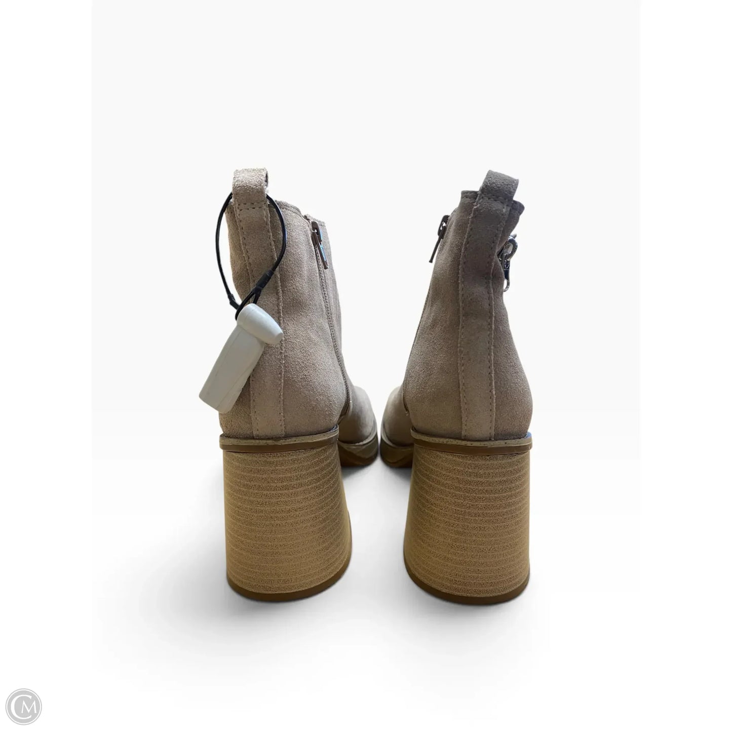 Boots Ankle Heels By Copper Key In Tan, Size: 9.5