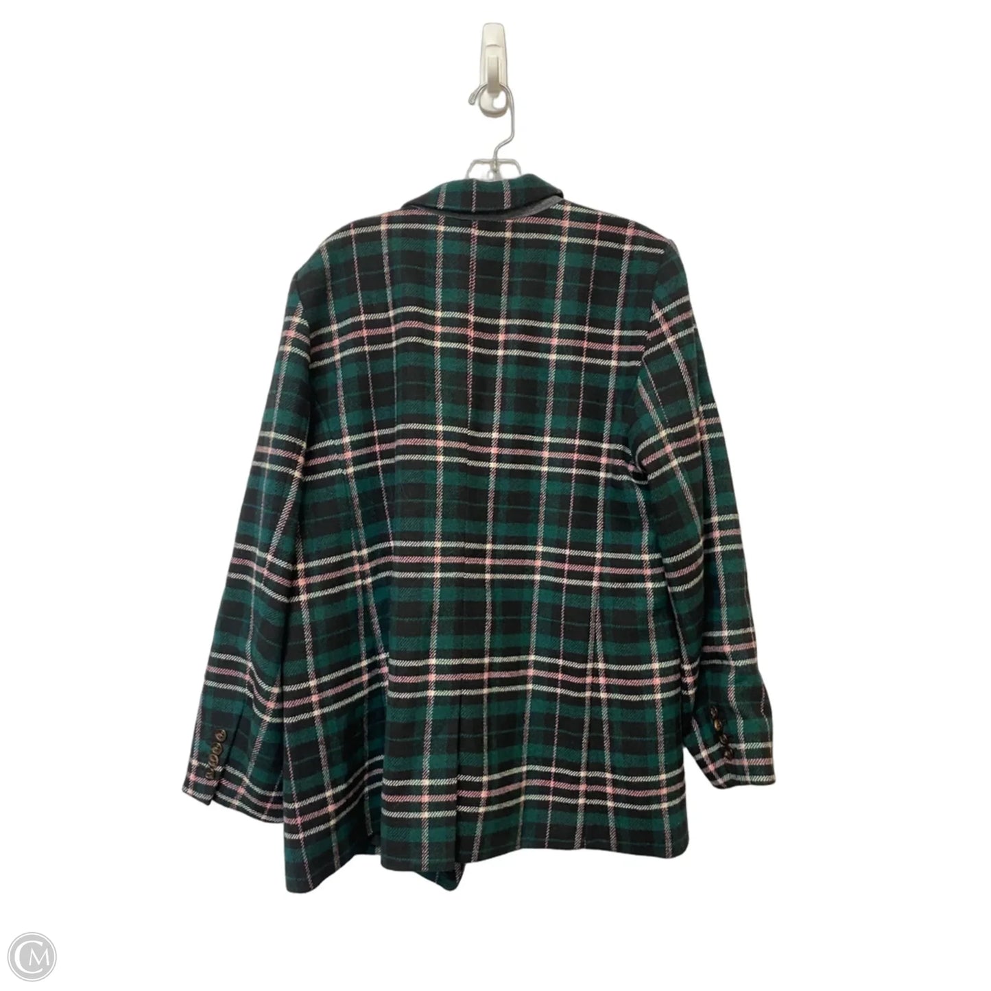 Blazer By Ann Taylor In Plaid Pattern, Size: 14