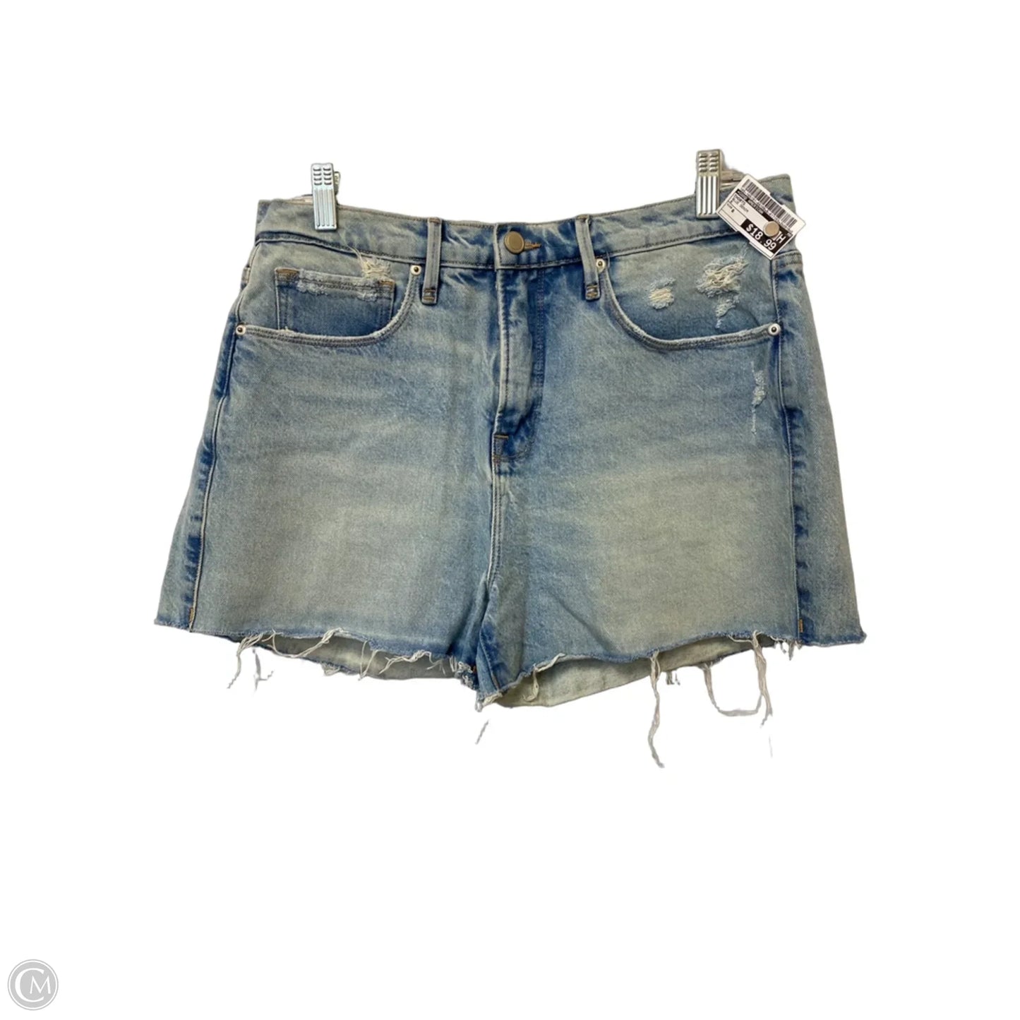 Shorts By Good American In Blue Denim, Size: 8