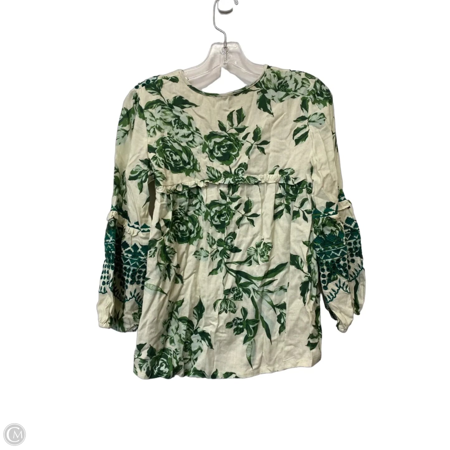 Top Long Sleeve By Clothes Mentor In Green, Size: Xxs