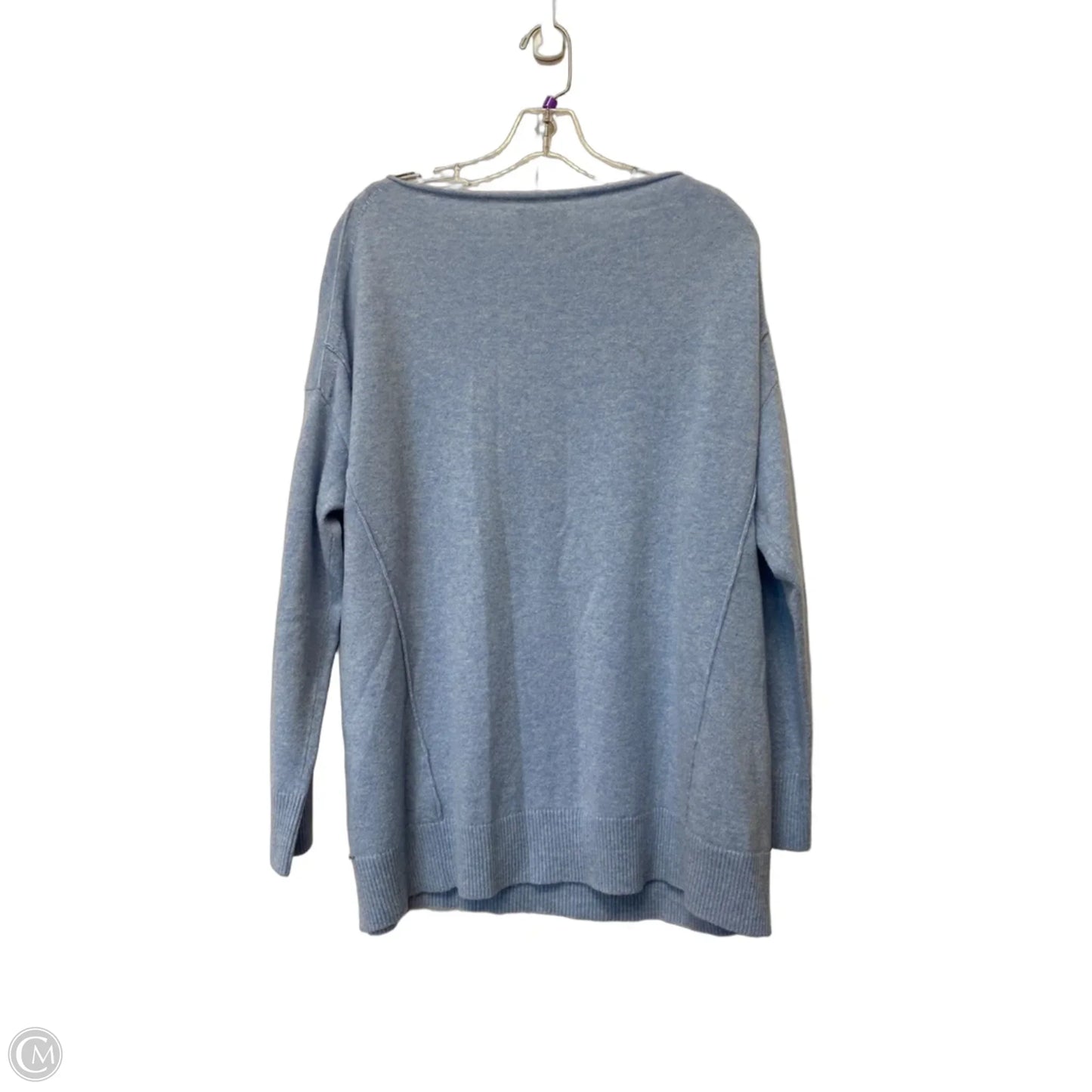 Sweater Designer By Lafayette 148 In Blue, Size: L
