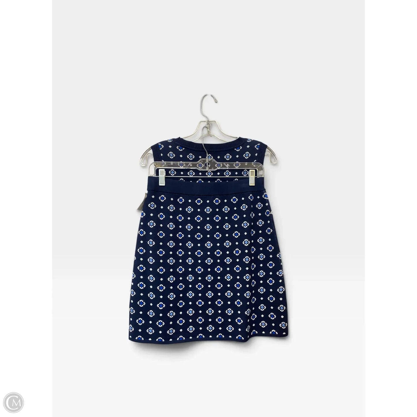 Skirt Set 2pc By Loft In Blue, Size: S