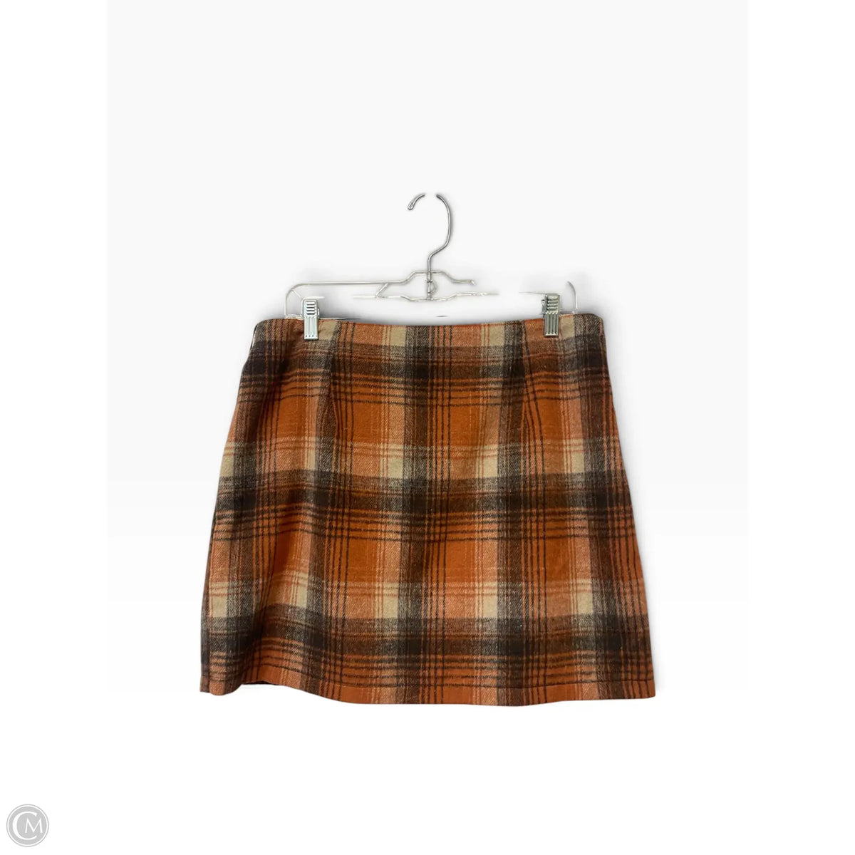 Skirt Mini & Short By Cme In Plaid Pattern, Size: L