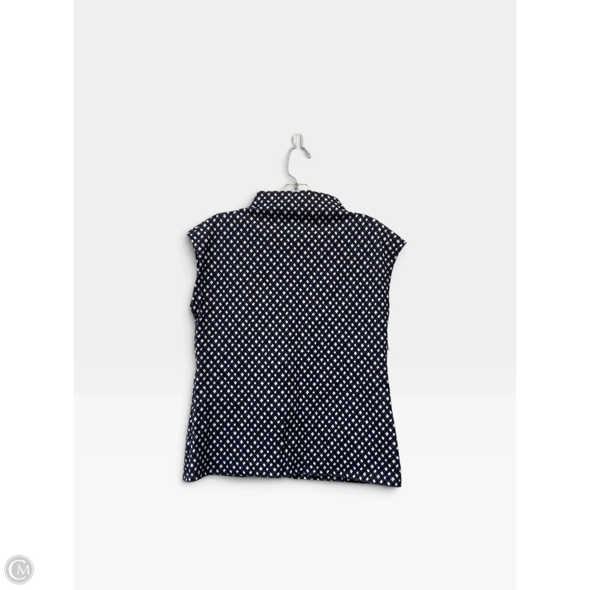 Top Sleeveless By Ann Taylor In Plaid Pattern, Size: M