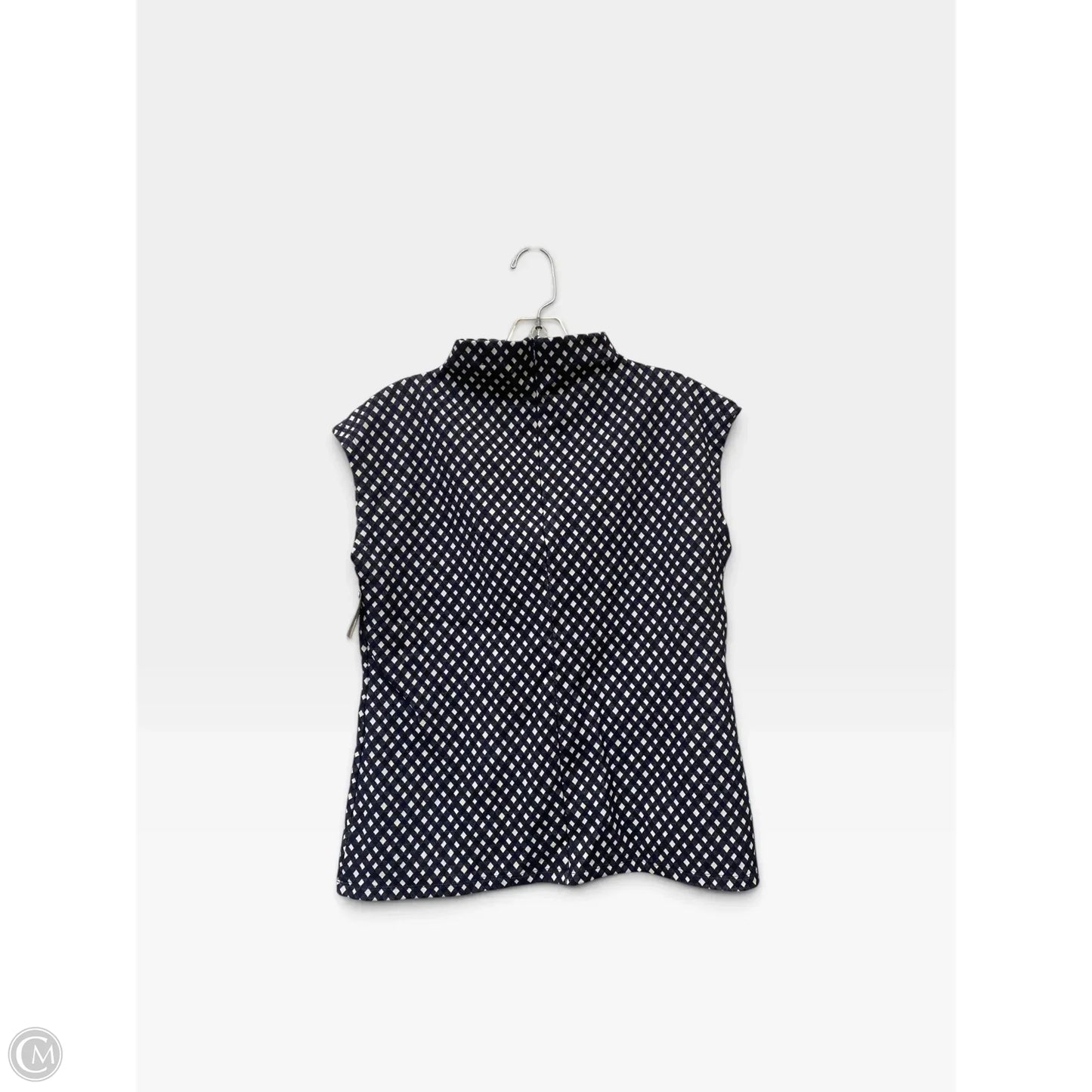 Top Sleeveless By Ann Taylor In Plaid Pattern, Size: M