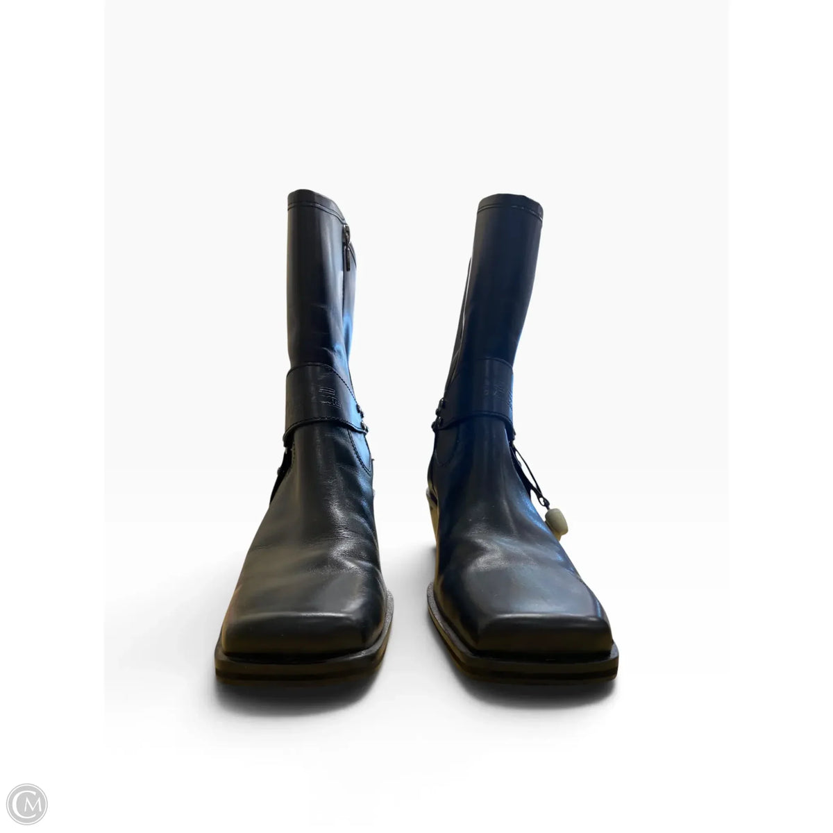 Boots Leather By Harley Davidson In Black, Size: 8