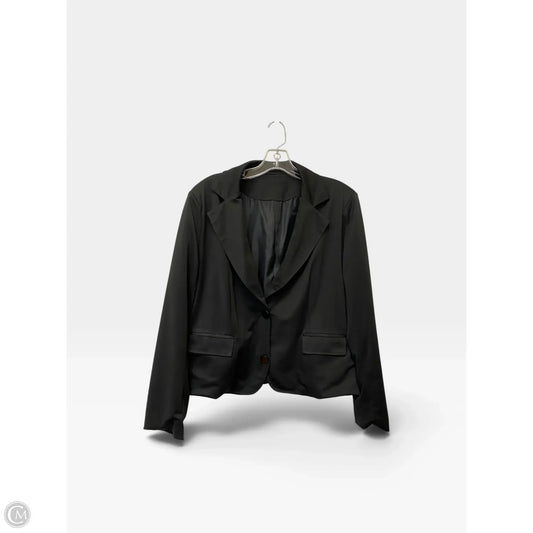 Blazer By Clothes Mentor In Black, Size: M