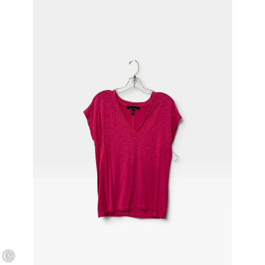 Top Short Sleeve Basic By White House Black Market In Green, Size: S