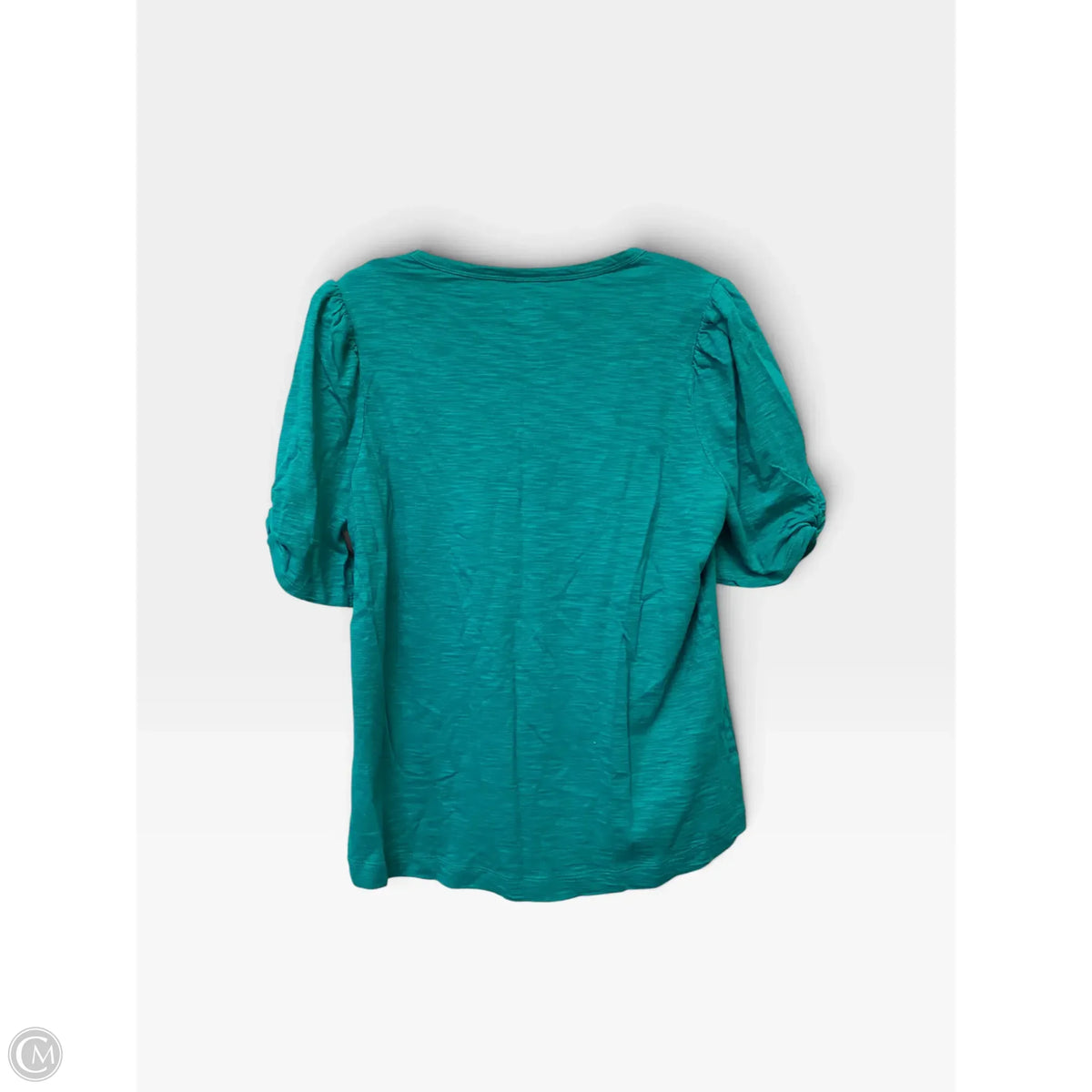 Top Short Sleeve Basic By Chicos In Blue, Size: L