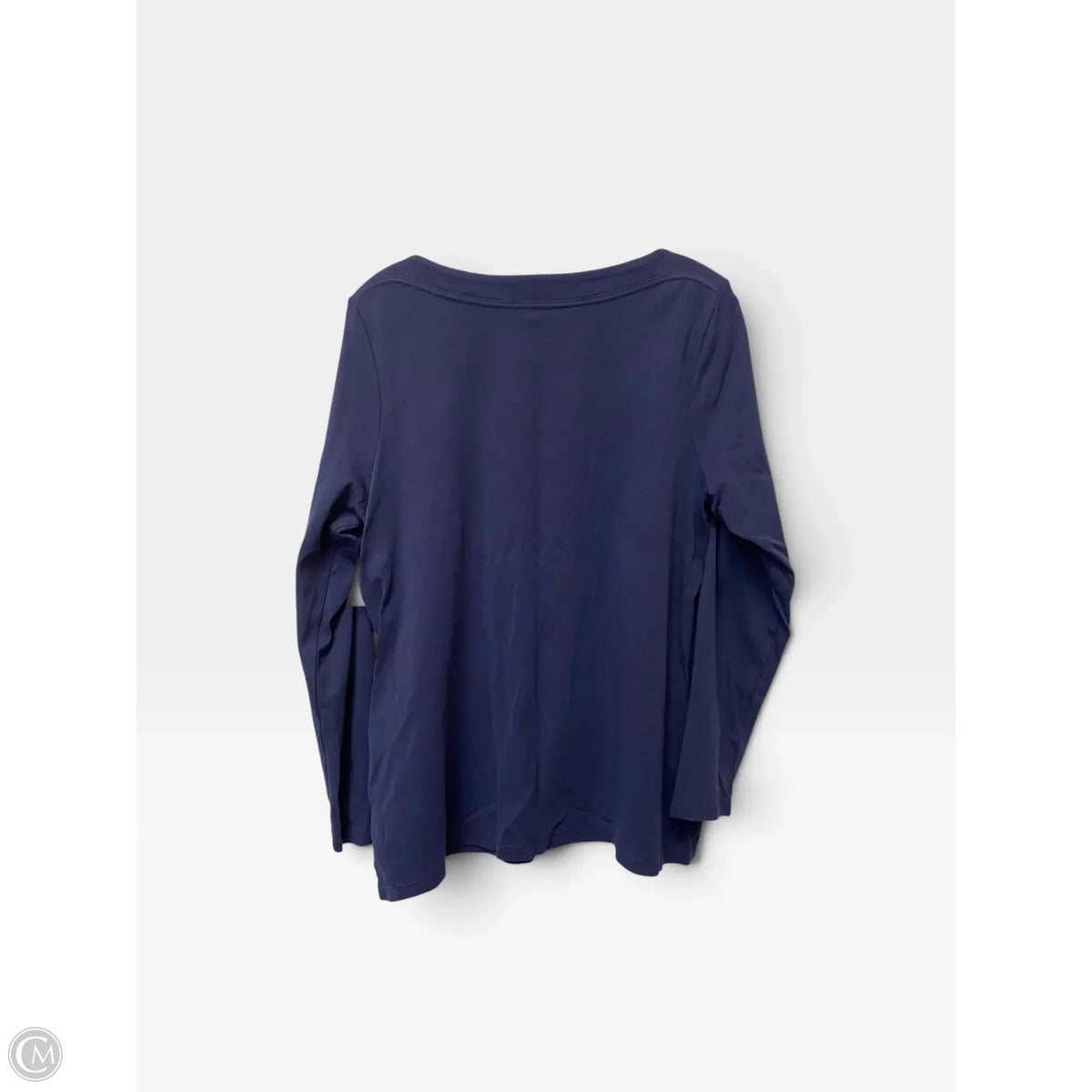 Top Long Sleeve Basic By Chicos In Blue, Size: L