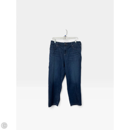 Jeans Boyfriend By Chicos In Blue Denim, Size: 10
