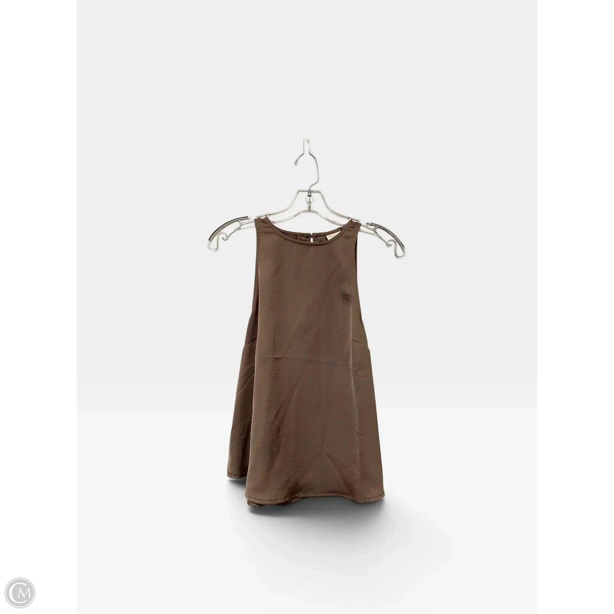 Top Sleeveless Basic By A New Day In Brown, Size: S