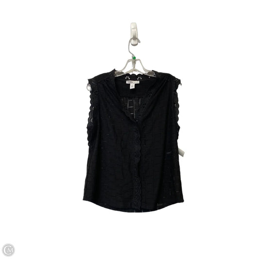 Top Sleeveless By White House Black Market In Black, Size: M