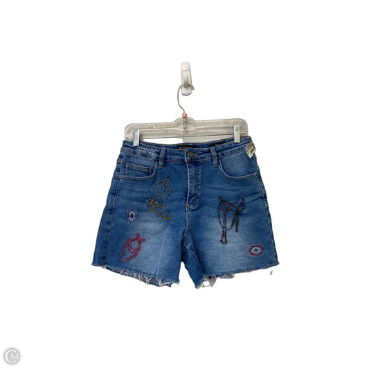Shorts By Lucky & Blessed In Blue Denim, Size: 8