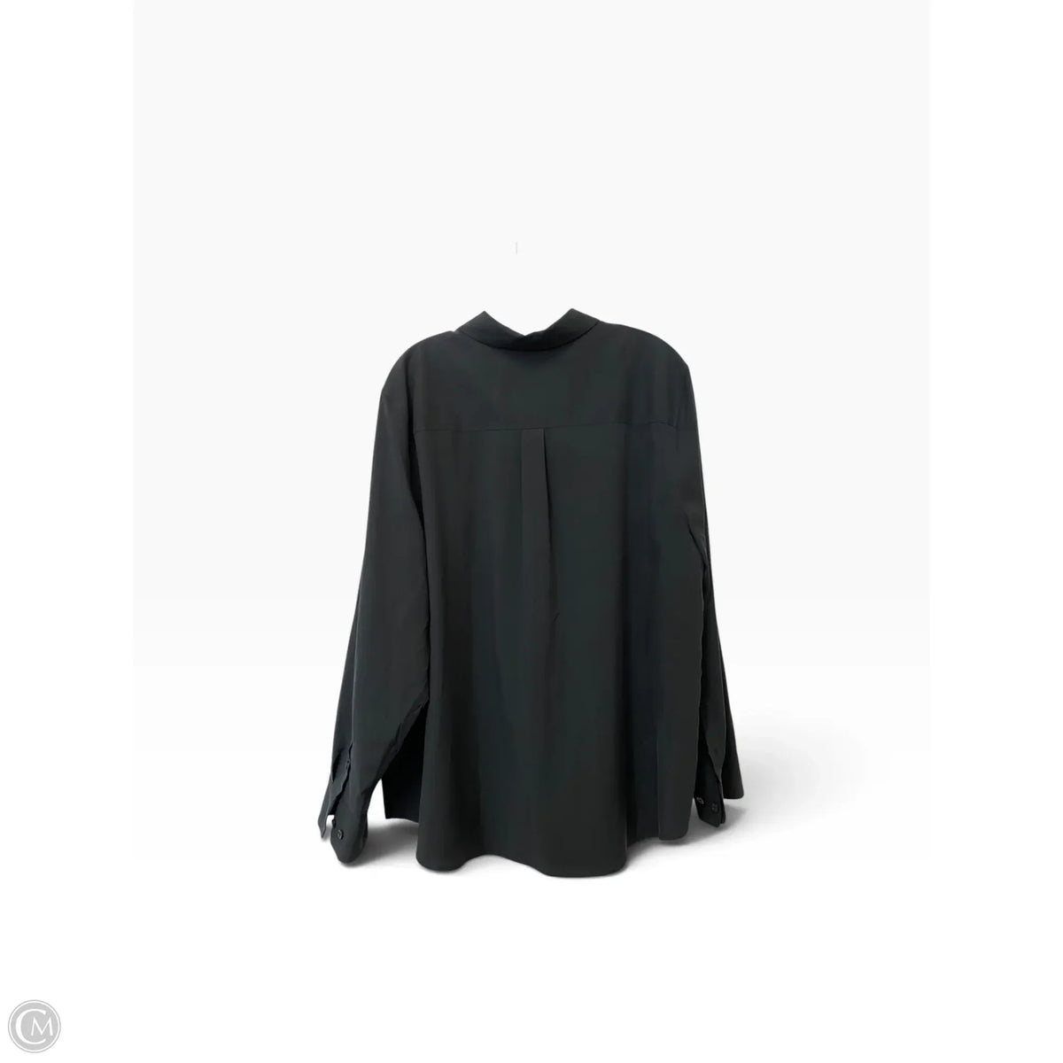 Top Long Sleeve By Chicos In Black, Size: 20