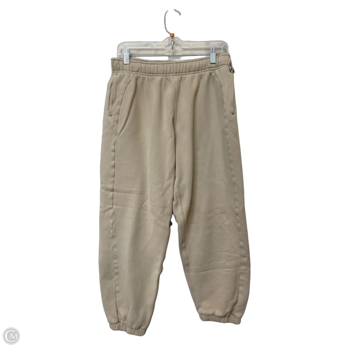Athletic Pants By Lululemon In Cream, Size: M