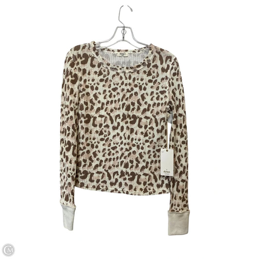 Top Long Sleeve By Dylan In Animal Print, Size: S