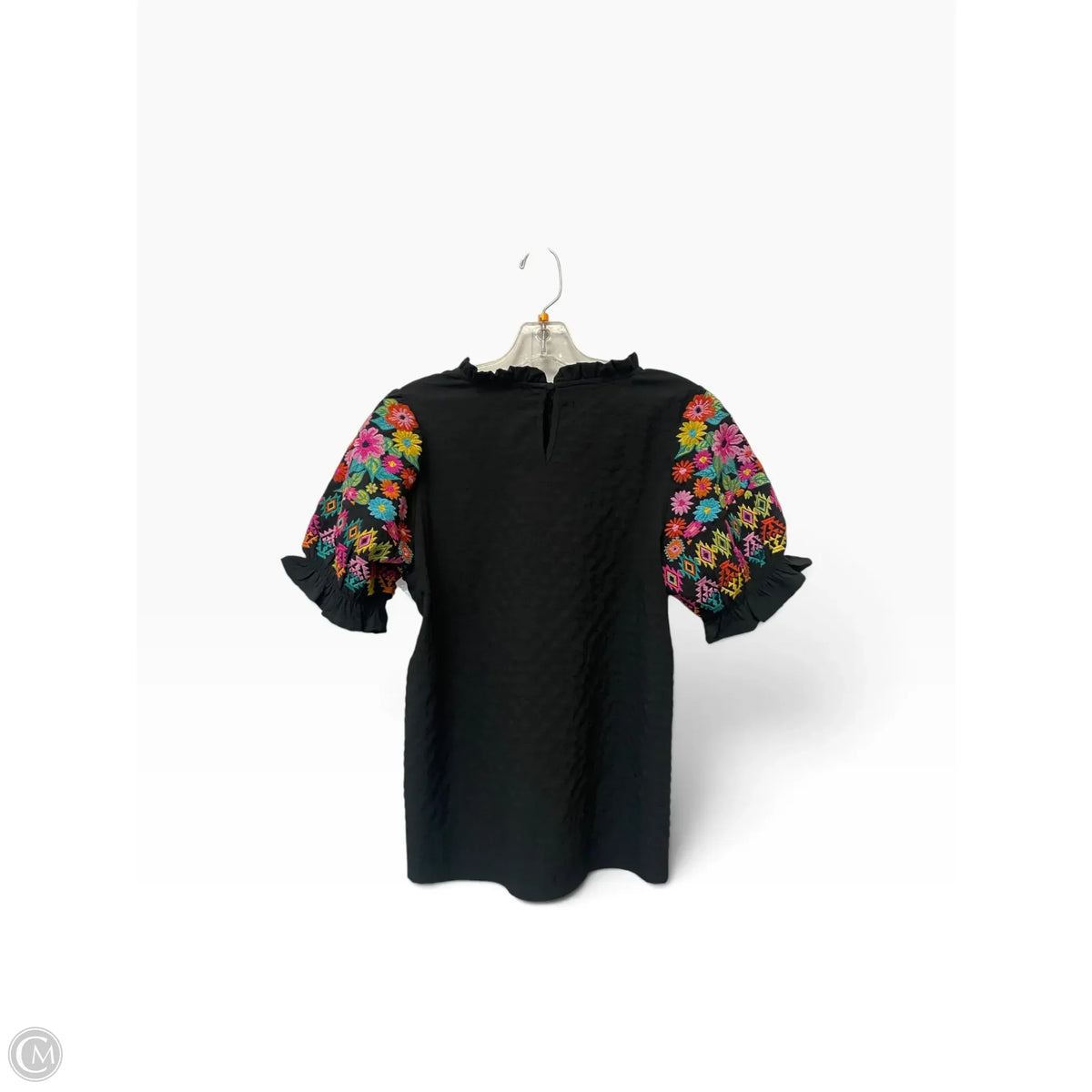 Top Short Sleeve By Thml In Black, Size: S