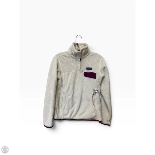 Jacket Fleece By Patagonia In White, Size: S