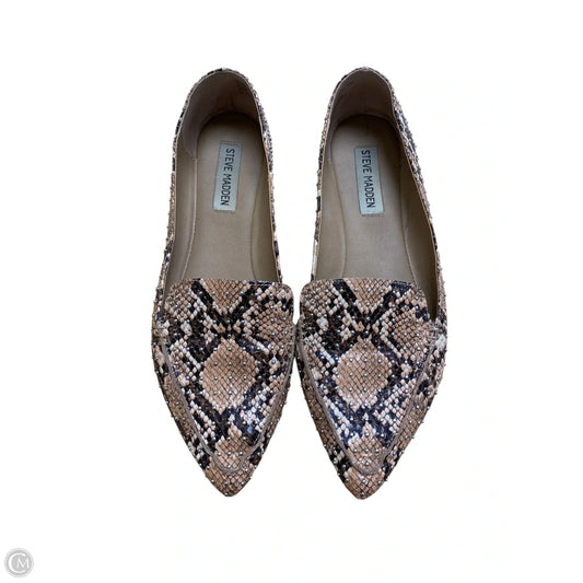 Shoes Flats By Steve Madden In Snakeskin Print, Size: 8.5