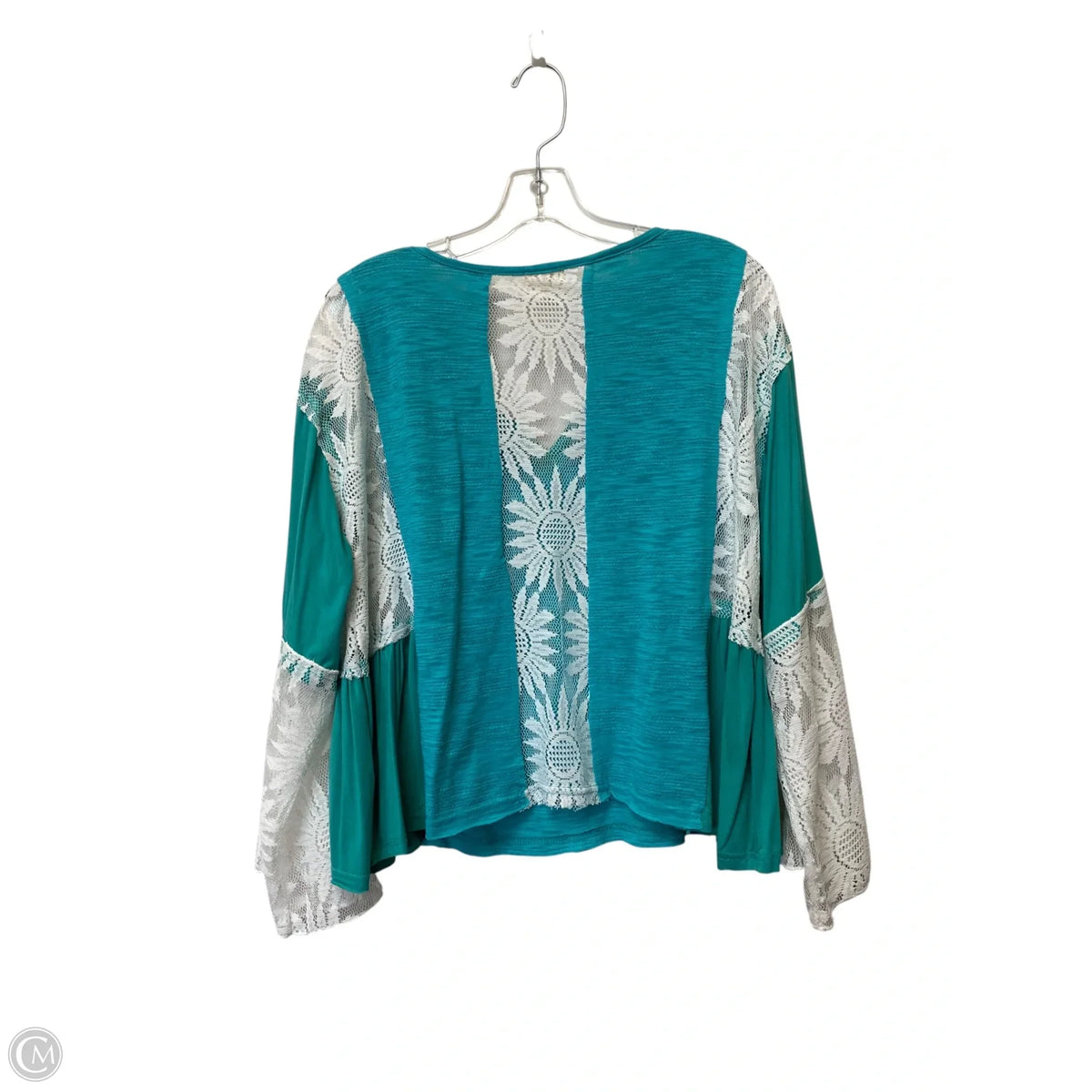 Top Long Sleeve By Pol In Blue, Size: S