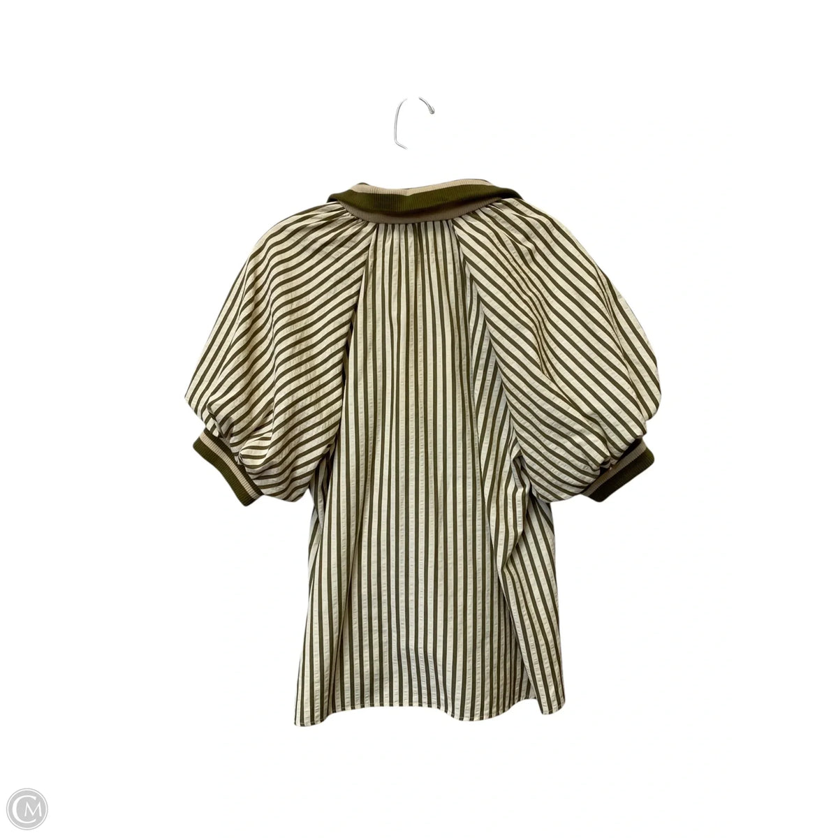 Top Short Sleeve By Entro In Striped Pattern, Size: S