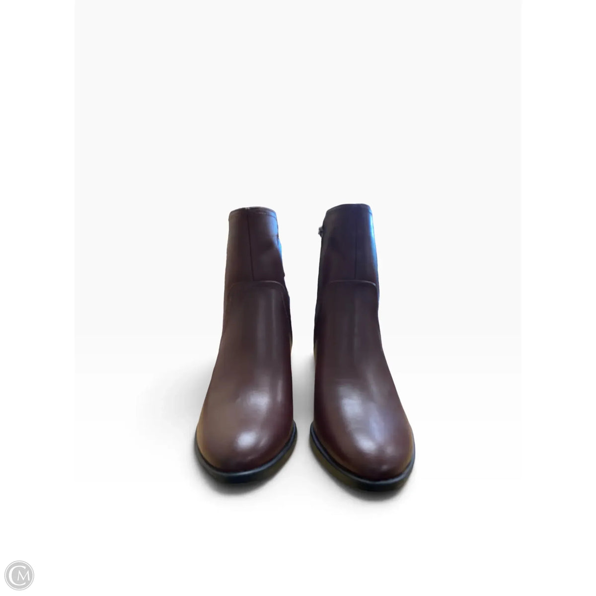 Boots Ankle Heels By Naturalizer In Brown, Size: 8
