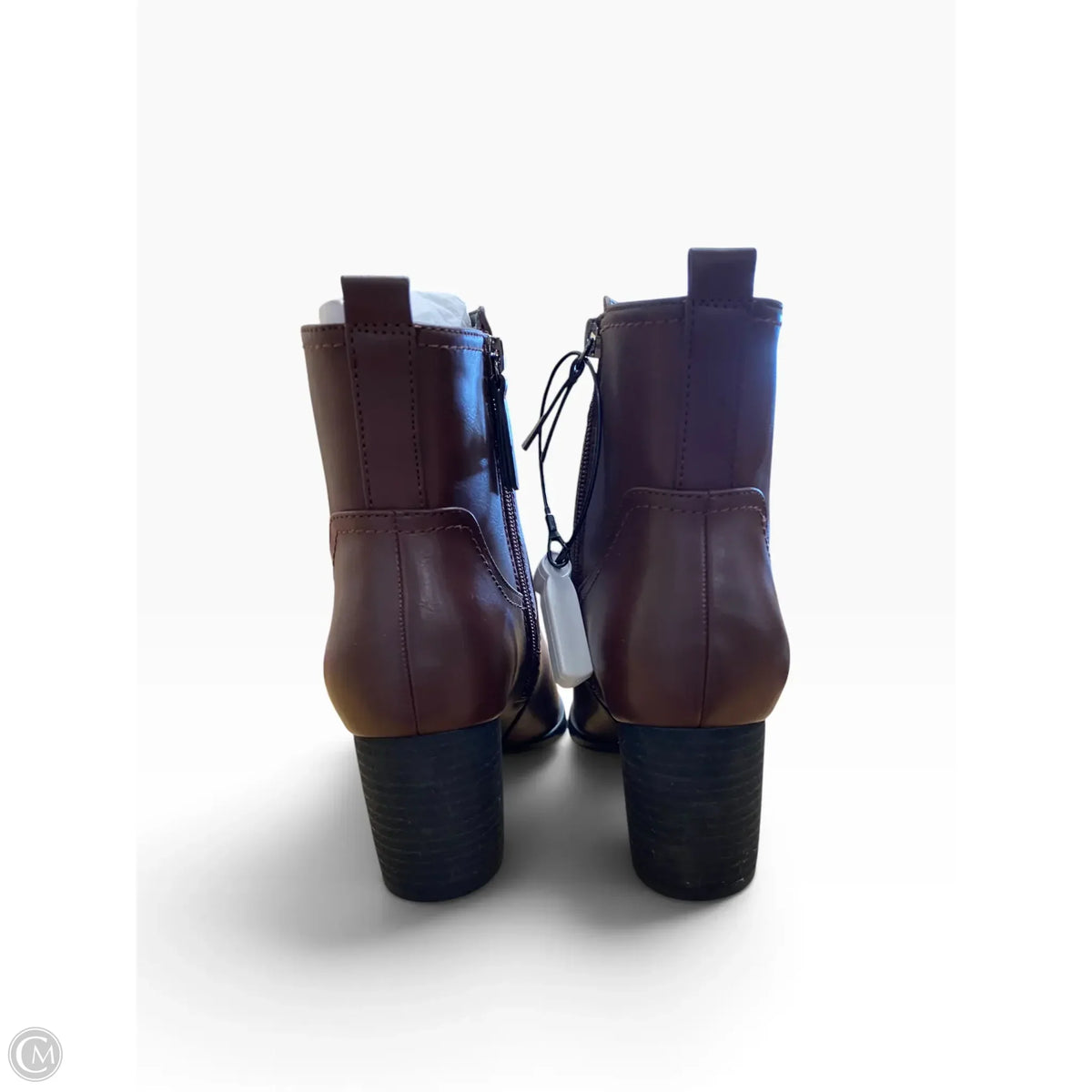 Boots Ankle Heels By Naturalizer In Brown, Size: 8